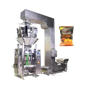 Fabriek Prijs Stikstof Spoelen Popcorn Chips Banana Weegbree Chips Pringles Chips Snack Verpakkingsmachine