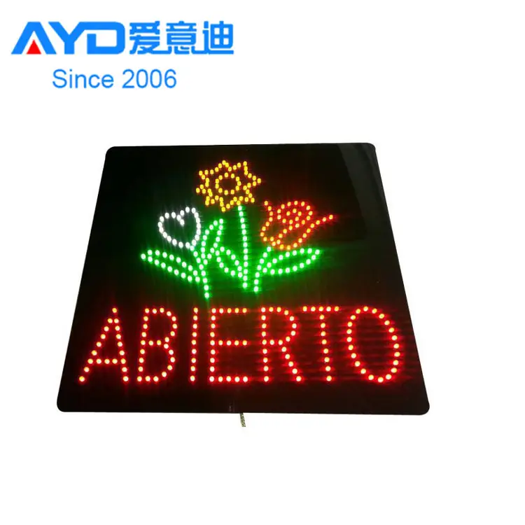 Hot Sale New Design Restaurant Hanging Flashing LED Open Closed Sign Display