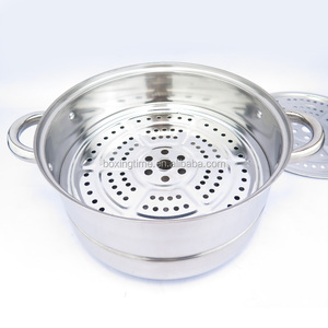 2-layer Stainless Steel Gas Food <strong>Steamer</strong> Pot Stuffed Bun <strong>Dim</strong> <strong>Sum</strong> <strong>Steamer</strong> - Product Image 5