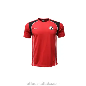 Best sale customized breathable quick dry fabric football t shirt