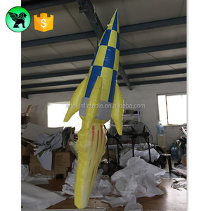 คลับเพดานพองตกแต่งรุ่นที่กำหนดเองแสงจรวดพองสำหรับนิทรรศการ A4877 - Product Image 3