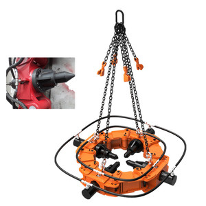 Máquina Hidráulica para Romper Pilotes de Hormigón RAY ATTACHMENTS para Cortar Pilotes de 300-2050 mm, Motor y Engranaje Incluidos, Rojo y Negro - Product Image 4