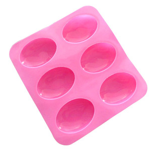 DIY — <span class=keywords><strong>moule</strong></span> en <span class=keywords><strong>silicone</strong></span> à savon en forme d'œuf d'oie, 6 cavités ovales, DIY - Product Image 6