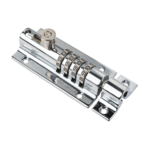 YH1880 Combinazione Chiavistello <span class=keywords><strong>4</strong></span> Cifre Combinazione Scorrevole Chiavistello Della Porta - Product Image 1