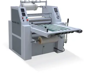 GNFM-720Y 650mm A1 size Double sides Hydraulic heavy duty Laminating machine with surplus film cutting and oil heating system