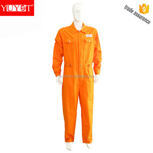 Chine fabricants orange 100% coton sergé combinaison frc - Product Image 1