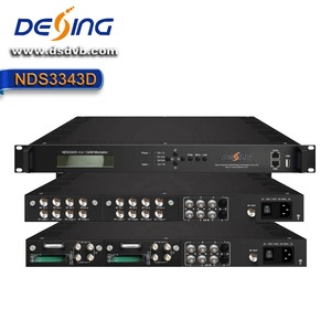 Dexin NDS3343D Digital Satelit Pemancar dan Penerima dengan MUX-SCR dan QAM Modulator