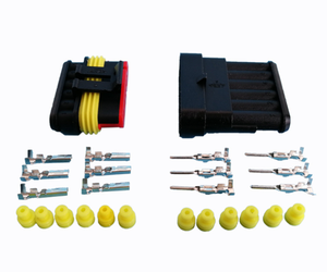 Conector de cable eléctrico impermeable para coche, conector sellado automático de 1, 2, <span class=keywords><strong>3</strong></span>, 4, 5, 6 pines - Product Image 6