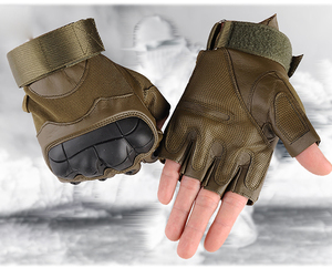 Black and brown leather <span class=keywords><strong>gloves</strong></span> <span class=keywords><strong>riot</strong></span> gear - Product Image 1