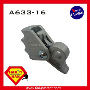 A633-16 Industrial Fall Protection Aluminum With Eye 16mm Synthetic Rope Grab - Product Image 3
