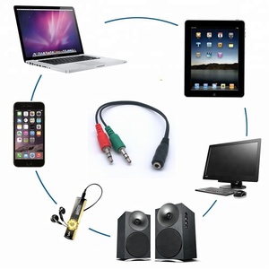 Adaptateur Jack de 3.5mm, séparateur cti-y, câble Audio, avec Microphone séparé et connecteur pour casque, pour PC, PS4, casque de jeu - Product Image 4