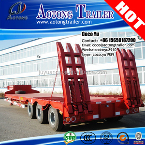 3 essieux lourds pelle 60 toneladas de traste iluminado <span class=keywords><strong>bas</strong></span> semi-remolque à vendre - Product Image 1