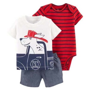 INS Bambini T-Shirt Pantaloni della tuta Set di <span class=keywords><strong>Abbigliamento</strong></span> Stampato Carino Modello In Cotone Vestiti Del Bambino Set - Product Image 5