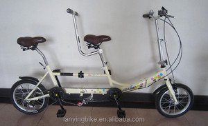 Bicicleta en tándem <span class=keywords><strong>plegable</strong></span> de 20 pulgadas para amantes/bicicleta de surrey de 6 velocidades con alta calidad - Product Image 3