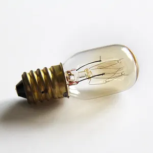 Refrigerator Bulb E14 15w Tube Bulb 120V 15W E14 Salt Lamp Durable Refrigerator Oven Light Bulb For Decorative