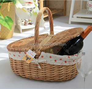 Luxe Antique 4 personne <span class=keywords><strong>pique</strong></span> - nique en osier <span class=keywords><strong>panier</strong></span> de pâques gros paniers - Product Image 4
