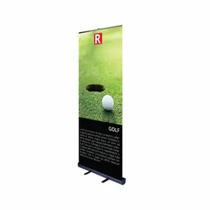 Zwart Hot Selling Promotionele Oem Hoge Kwaliteit Custom Recycle Pop Up Roll Up Display