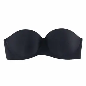 Manufacturer of direct selling women strapless Gather anti-skid breast wipe wireless one piece invisible seamless bra