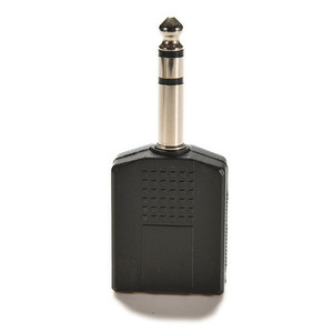 Adaptador de enchufe de Audio estéreo de 1/4 ", macho a hembra, 6,35mm, doble Mono, Conector estéreo, convertidor de micrófono <span class=keywords><strong>Y</strong></span> divisor - Product Image 5