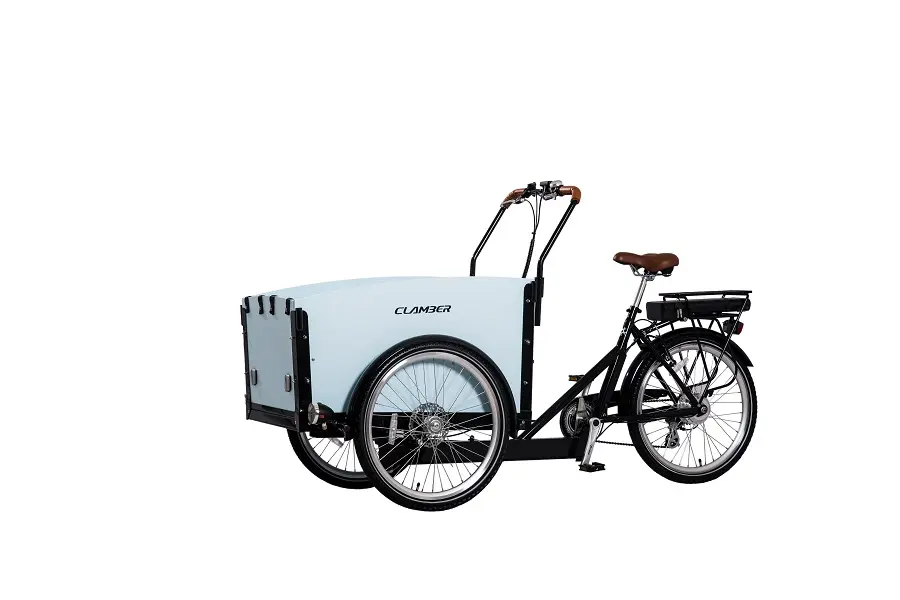 Электрический семейный трехколесный велосипед с открытым кузовом, 36 В/48 В/60 В