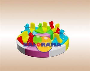 Softplay interior carusel, equipo eléctrico softplay para parques infantiles interiores - Product Image 4