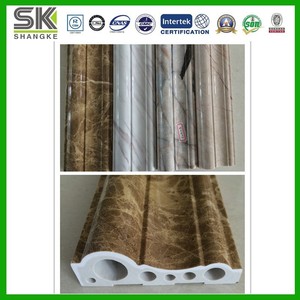 Nouvelle conception de <span class=keywords><strong>corniche</strong></span> décorative en <span class=keywords><strong>PVC</strong></span> imitation marbre - Product Image 2