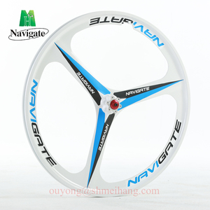 Jantes de vélo d'origine Navigate 20 ''3 rayons Mag City BMX Jantes de vélo <span class=keywords><strong>VTT</strong></span> V Frein à disque Frein <span class=keywords><strong>avant</strong></span> arrière Cassette Hub Jantes - Product Image 3