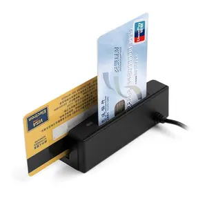 Lecteur de cartes à puce EMV pour ordinateur portable et de détail, graveur + lecteur de cartes magnétiques, vente en gros et au détail