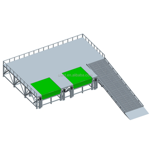 15 Tấn Xách Tay Thép Trailer Chéo Dock Nền Tảng - Product Image 6