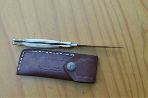 Cuchillo plegable de bolsillo Laguiole de acero inoxidable para revendedores - Product Image 3