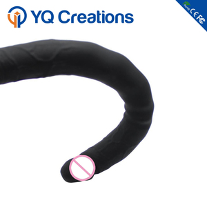 Juguete sexual para lesbiana Gay, consolador de doble cabeza de silicona, Extra largo, seguro para el cuerpo, productos sexuales, con recubrimiento de goma OLED - Product Image 4