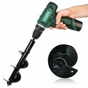 Vườn lỏng đất khoan chút trồng Auger xoắn ốc lỗ khoan bit cho sân vườn trái đất trồng