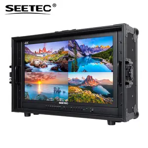 SEETEC thiết kế mới 4 K độ phân giải 3840*2160 phát sóng 1080 p 23 inch monitor với built-in SDI HDMI chéo chuyển đổi