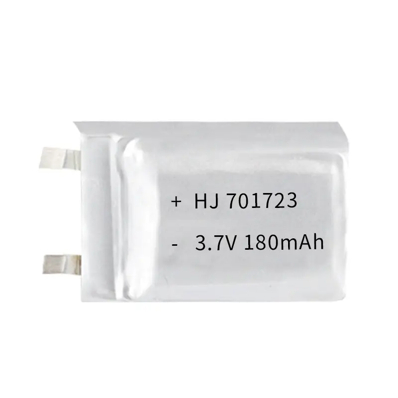 Mô Hình Pin Lithium Ion Lipo 3.7V 180MAh 701723, Thiết Bị Bay Không Người Lái Điều Khiển Từ Xa Tùy Chỉnh HJ