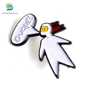De la muestra libre de brillo de esmalte de Metal dibujos animados loco <span class=keywords><strong>Pizza</strong></span> Hut Pin - Product Image 4