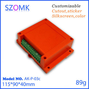 ที่มีขั้วบล็อกรางdinพลาสติกโครงการอิเล็กทรอนิกส์กล่อง - Product Image 3
