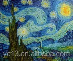 100% fatti a mano capolavori riproduzione di Van Gogh della Pittura A Olio (vg-005)