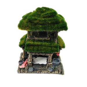 Vue Sur la montagne 6.3 "Aquarium Ornement Décoration-Fish Tank Bridg Grotte Bovins - Product Image 4