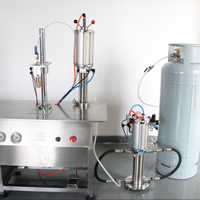 Semi-automatique équipement de remplissage pour HACHE CORPS PARFUM et Déodorant Spray machine de remplissage