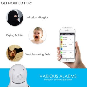 <span class=keywords><strong>Smart</strong></span> home WIFI 720 p wireless TF tarjeta SD cámara de seguridad para el hogar seguridad ip Cámara - Product Image 6