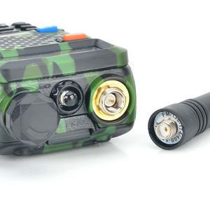 Barato uv-5r <span class=keywords><strong>Baofeng</strong></span> doble banda VHF / UHF walkie talkie radio de dos vias Color: Verde camouflag - Product Image 4