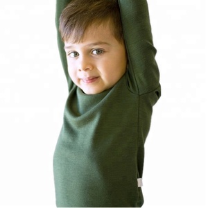 Conjunto de ropa interior térmica suave y cómoda de lana merino para niños - Product Image 2