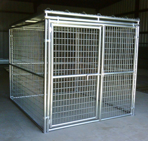 En çok satan açık köpek kulübesi kafes galvanizli tel örgü ve demir kasalar katı desen doğrudan fabrika tarafından sağlanan - Product Image 2