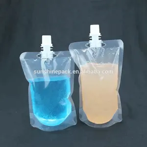 スパウト包装付きドリンクポーチ飲料バッグプラスチック包装付きベビーフードスパウトポーチ