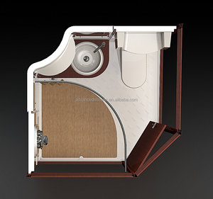 Casa di cura villa uso completo Prefabbricati ABS <span class=keywords><strong>doccia</strong></span> modulare pod bagni - Product Image 2