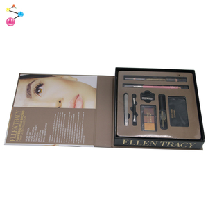 Lujosa Etiqueta Privada, vendedor cuadrado de pestañas, maquillaje personalizado, embalaje cosmético, lápiz de cejas, cepillo, tijeras, caja de papel - Product Image 5