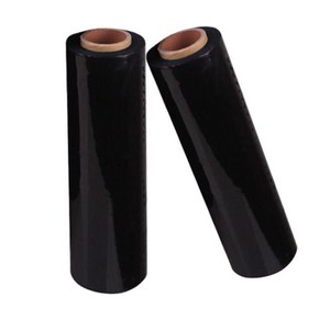 80ga Noir En Plastique Étirable Main Rouleau Pour Emballage De Palette - Product Image 2