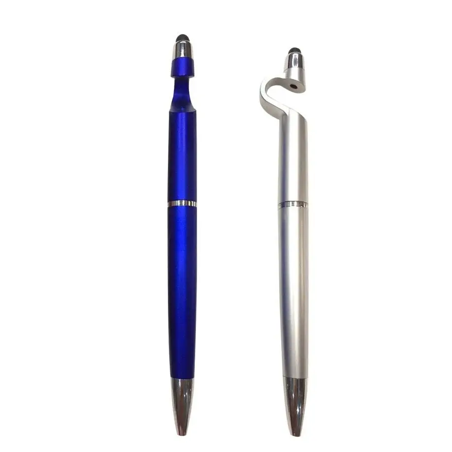 Free Samples Advertising 4 in 1 Plastic Touch Pen with Phone Stand And Cleaner