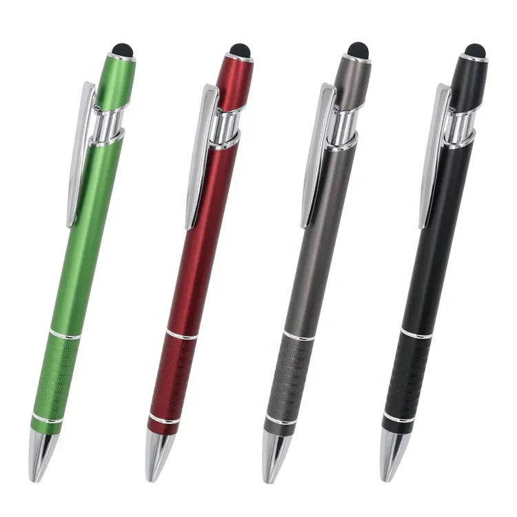 De Beste Aanbiedingen Stijlvolle Textuur Pen Met Stylus Voor Promotie