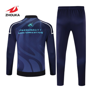 Vêtements de sport bleus de haute qualité pour hommes, derniers vêtements de course à pied thaïlandais pour hommes adultes - Product Image 2